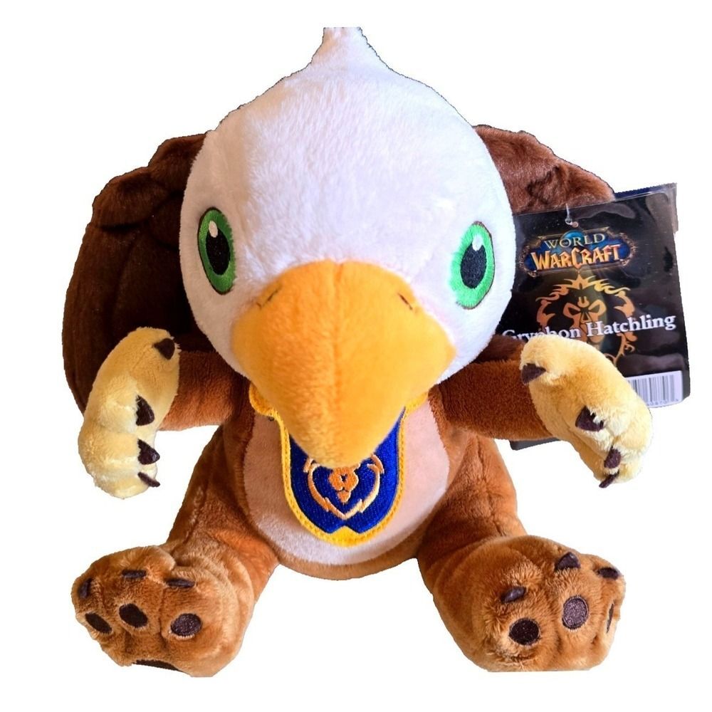 NWT World of Warcraft Alliance Gryphon Hatchling 9” Plush InGame Pet Unused Code
